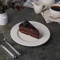 Тарелка d 20,5 см h2 см Neo Silk 6шт., цвет белый - Noble