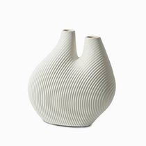 Ваза Texture высота 13, цвет белый - Cosmo