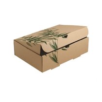 Коробка Feel Green для еды на вынос, 26*18*7 см, гофр.картон, Garcia de PouИспания - Garcia De Pou