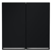 Клавиши для выключателя/переключателя двухклавишного с подсветкой, S70 графит