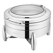 Мармит 6,8 л круглый с откидной крышкой и окном 36 см нерж. Verona - SUNNEX