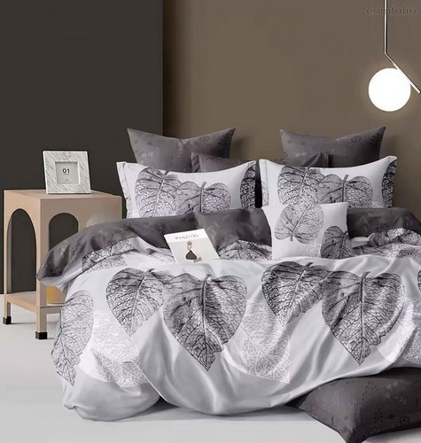 Комплект постельного белья CA-7-701 Дуэт Сатин печатный с наволочками 70х70х2шт.+ 50х70х2шт. - АльВиТек