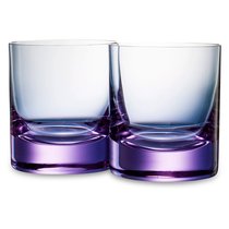 Набор стаканов для виски Moser Виски сет 370 мл, 2 шт, александрит, п/к - Moser