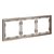 Рамка металлическая на 3 поста, S70 Metal платина - Voltum