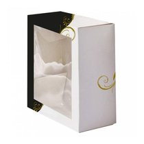 Коробка для торта с окном 32*32*10 см, белая, картон, Garcia de PouИспания - Garcia De Pou