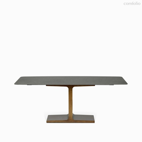 Обеденный стол Axen 200х95, цвет бронза/черный - Cosmo