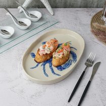 Блюдо овальное 29*18 см h2,5 см Crab Blue Frutti di Mare P.L. - P.L. Proff Cuisine