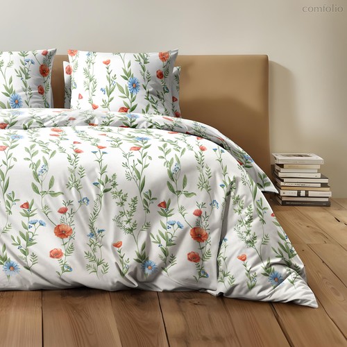 Комплект постельного белья Хорошо Дома 2,0СП Цветочный вальс, 2-спальный - Nordtex