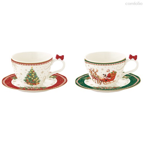 Набор кофейных чашек Christmas Heritage, 120 мл, 2 шт. - Easy life
