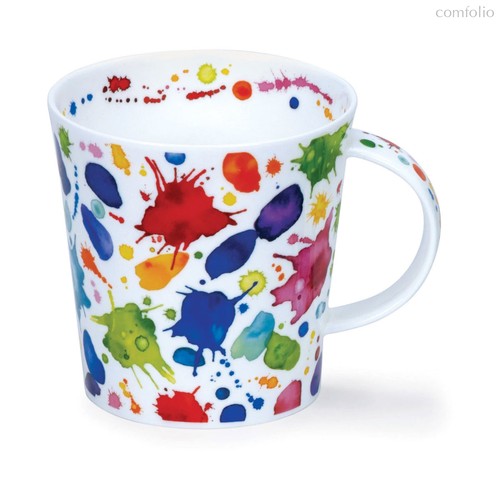 Кружка Dunoon Яркий всплеск мультиколор Кернгорм 480 мл, фарфор костяной - Dunoon