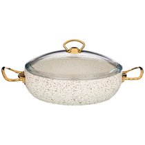 Сотейник Agness с Антипригар. Покрытием Granite, Серия Mercury, 26x7 см, 3,2Л, Pfoa Free