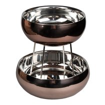 Этажерка 2 яруса d 24/20,8 см h26,4 для подачи Antique нерж. P.L. Proff Cuisine - P.L. Proff Cuisine