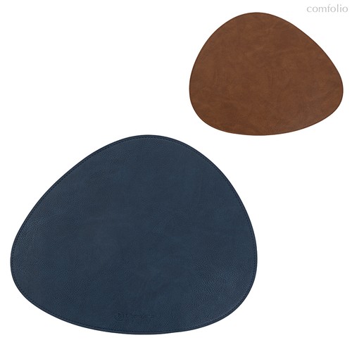 Салфетка сервировочная Drop, 33х41 см, синяя/коричневая - Liberty Jones