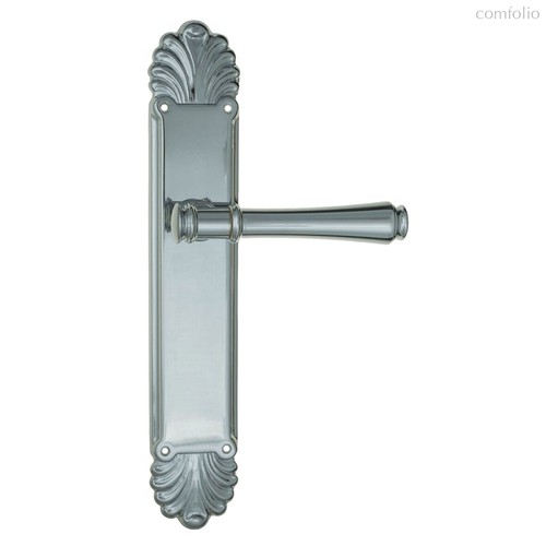 Дверная ручка Venezia Callisto на планке PL87 полированный хром - Venezia Collezione