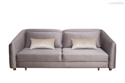 Диван Треви (Trevi) 230М (К) трехм раскл с кантом серый Colt032+Melody 232x103x88см - Garda Decor