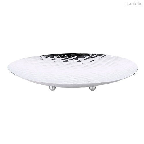 Блюдо на ножках Edzard Леонора d30хh4,5 см, сталь нержавеющая - Edzard