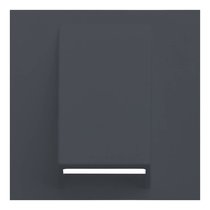 Лицевая панель для вывода кабеля 35170 BT, базальт