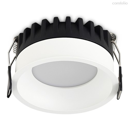 LED, CRATER cв-к встраиваемый, 10W, 744Lm, 2700-3000-4000K, D81, 5хH39мм, IP44, 120°, Ra>90, UGR<19, PF0, 9, белый RAL9003, источник питания в комплекте - Donolux