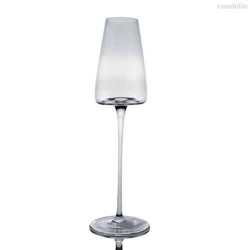 Бокал-флюте для шампанского 230 мл "Zie Optical" d 4 см h26,1 см оптические грани P.L. - BarWare - P.L. Proff Cuisine