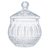 Конфетница с крышкой Decor de table Париж 17,5х23,5 см, хрусталь, прозрачная - Decor De Table