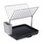 Сушилка для посуды и столовых приборов 2-уровневая со сливом Y-rack серая, цвет серый - Joseph Joseph