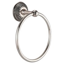 Держатель для полотенец круглый Классика, цвет Состаренное серебро - Covali