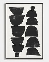 Интерьерное жикле Minimal Plant, цвет белый - Louvre Home