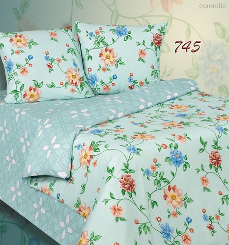 Комплект постельного белья ПА-4-745 Семья Поплин с наволочками 70х70х2 шт. - АльВиТек