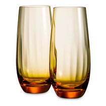 Набор стаканов для воды Moser Оптик 350 мл, 2 шт, топаз, п/к - Moser