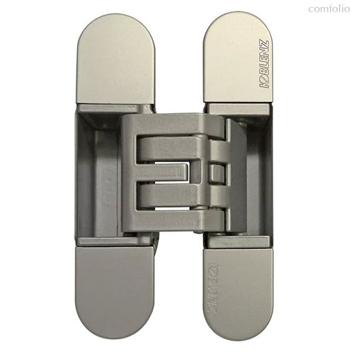 KUBICA HYBRID K6360 38 NS петля скрытая универсальная асимметричная, цвет МАТОВЫЙ НИКЕЛЬ (60 kg) - Koblenz