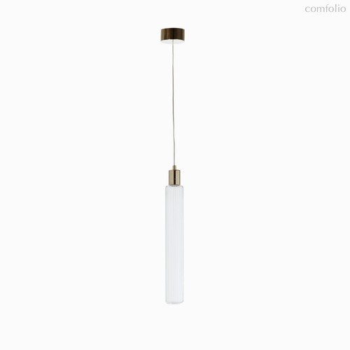 Подвесной светильник Waterfall диаметр 7, цвет золотой/прозрачный - Cosmo