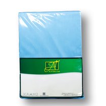 Простыня ПР-СО-240-ГОЛ Голубая ткань Сатин однотонный 220х240 - АльВиТек