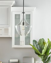 Чёрный подвесной светильник Джос - Louvre Home