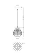 Подвесной светильник Freya FR5335PL-01B1 - Freya