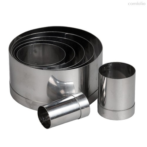 Набор форм-резаков "Кольцо" 7 шт 100/90/75/48/36/30/20 мм h5 см нерж. P.L. Proff Cuisine - P.L. Proff Cuisine