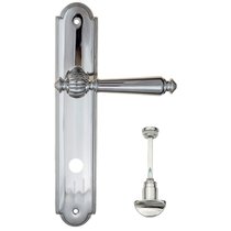 Дверная ручка на планке Fratelli Cattini MARANI WC-2 PL257-CR полированный хром - Fratelli Cattini
