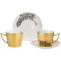 Чайный Набор Leopard На 2Пер. 4Пр. 220Мл, Золотой