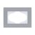 Рамка для двойной розетки, стекло серый Kollinger Reflex MG RM120GY - Kollinger