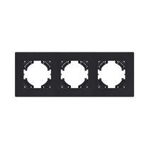 Рамка 3-постовая, черный матовый Kollinger Aspekt AT3BM - Kollinger