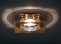 Donolux Светильник встраиваемый декоративный хрустальный, золото L 100 W 100 H 70 мм, галог. лампа M - Donolux