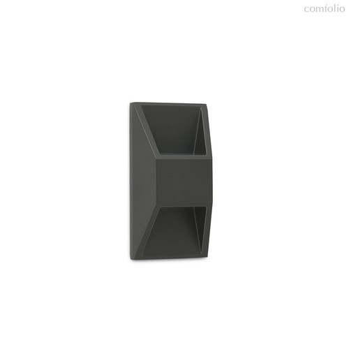 FORMA настенный светодиодный светильник IP54 2Вт, 3000К, 170Лм, H164xW84мм, Ra>80, темно-серый, AC220-240В блок питания в комплекте - Donolux