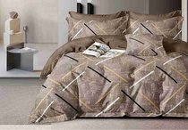 Комплект постельного белья CA-7-733 Дуэт Сатин печатный с наволочками 70х70х2шт.+ 50х70х2шт. - АльВиТек