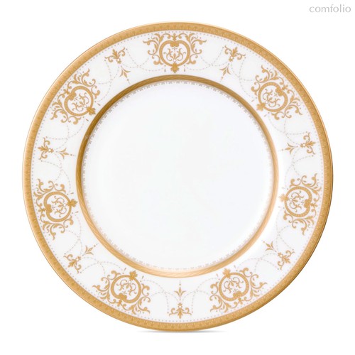 Тарелка пирожковая Narumi Золотая тиара 16,7 см, фарфор костяной - Narumi