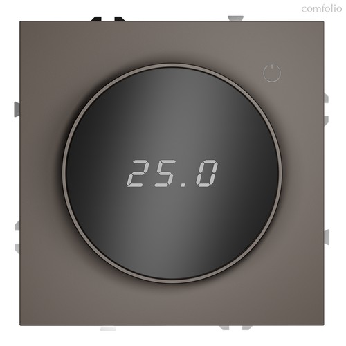 Терморегулятор электронный VOLTUM S70 с индикацией и датчиком, для теплого пола, капучино - Voltum