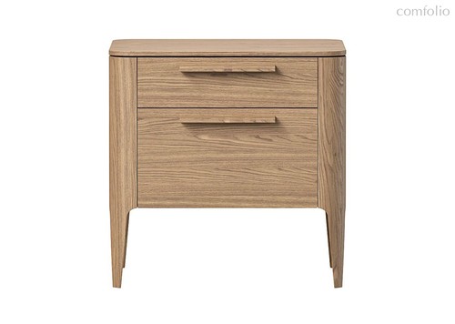 Тумба прикроватная Type oak 2 ящика ширина 50 см (натуральный дуб) - Ellipse