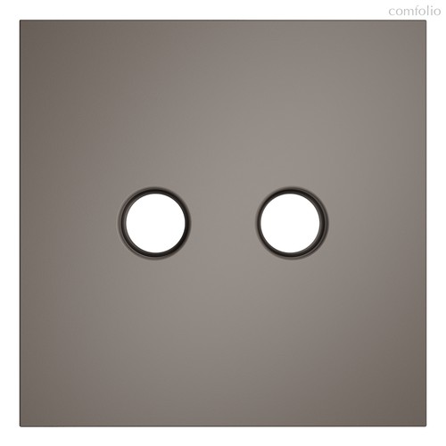 Накладка для розетки телевизионной оконечной TV+SAT, S70 капучино - Voltum