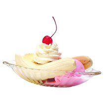 Креманка 310 мл "Banana Split" 24*10 см h3 см стекло Ocean [6]