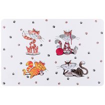 Набор Подстановочных Салфеток Озорные Коты 43,5x28,5 Cm Из 4 Шт