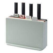 Набор из 4-х разделочных досок и 4-х ножей с держателем Cut&Store - Smart Solutions