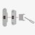 Ответная планка для AGB TOUCH ALUMINIUM, серый RAL 7036 B02404.30.78 - AGB